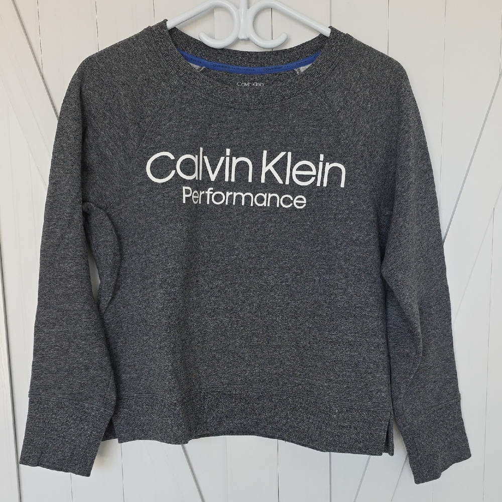 Calvin Klein Charcoal Women's Crew Neck Sweater